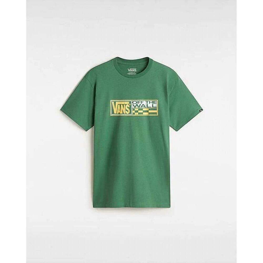 NEW VANS men's hi stretch short sleeve top in br1-fairway green
